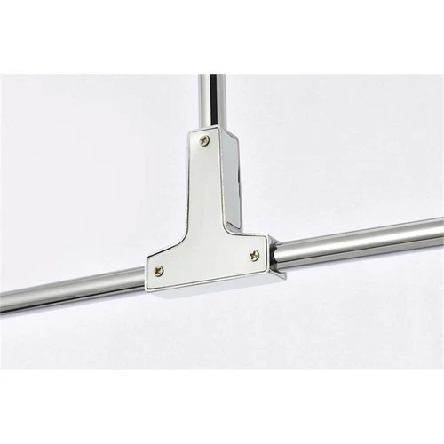 Elegant Lighting Zayne 4-Light Modern Crystal/Iron Pendant in Chrome - Picture 7 of 8