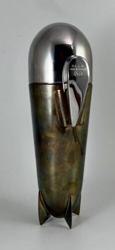 * SELTENER Art Deco Zeppelin Cocktail Shaker Vintage DRGM Germany 1920’s ~FREE P&P UK