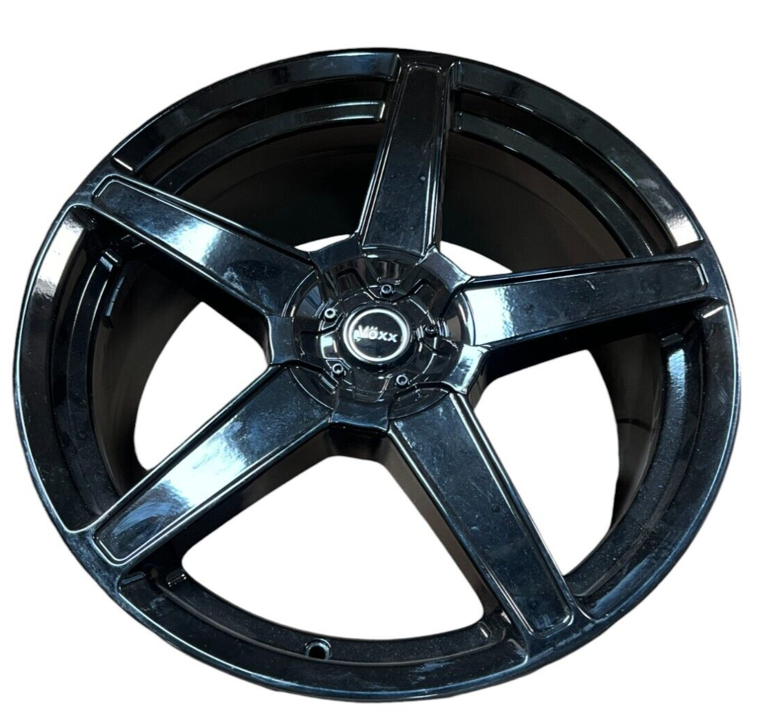 QTY 1) Voxx MG5 Gloss Black 5-Spoke Alloy Wheel Rim 19x9 5x112/120