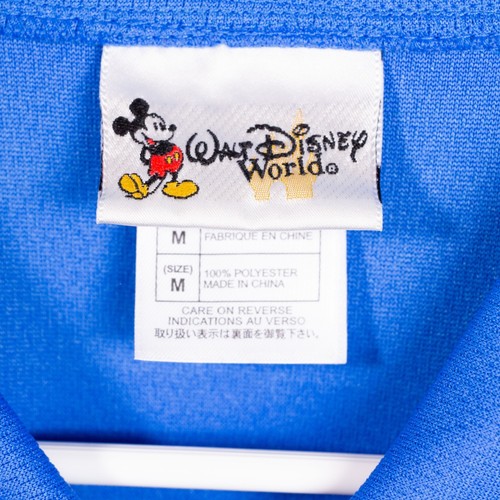 Walt Disney World Mens M Mickey Mouse Hoopers Baseball Jersey Short Sleeve - Picture 10 of 10
