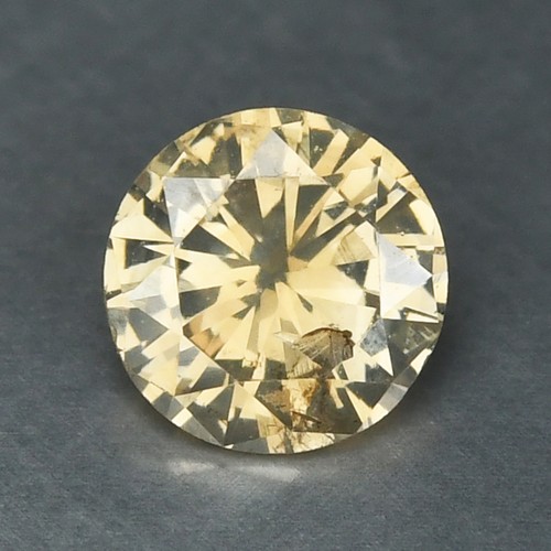 Diamante 0,19 Cts Non Trattato Giallo Chiaro Scintillante 100% Diamante Naturale - Foto 3 di 3