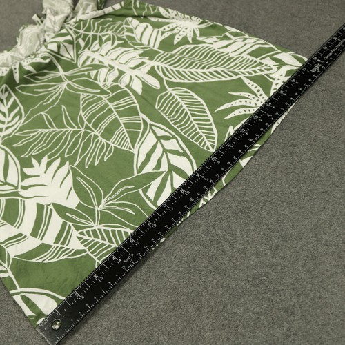 Old Navy Floral Tropical Strappy Off the Shoulder Ruffle Top Green L (10-12) - Picture 13 of 17