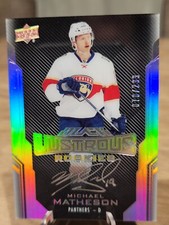 2016-17 UD Michael Matheson Black Lustrous rookies signature/299 Florida Panther