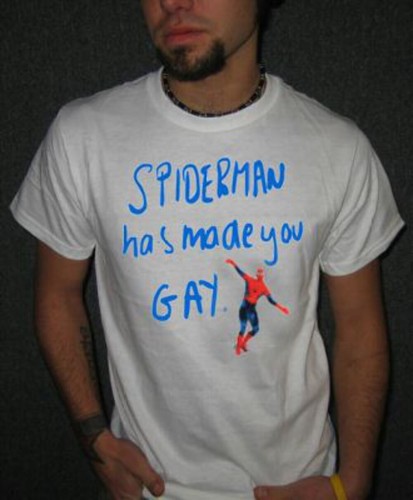Camiseta Spider-Man Made You Gay - Camiseta Divertida Marvel Comic Parodia - Imagen 4 de 18