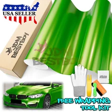 Heavy Metal Diamond Satin Emerald Green Car Vinyl Wrap Decal Sticker Sheet Film