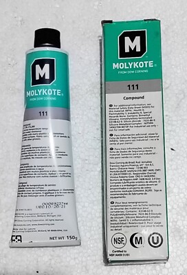 Molykote DOW 111 ( Pack Of 8 Pieces ) Lubricant & Sealant, 5.3 oz , 150Grams New