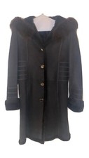 Black Shearling Coat