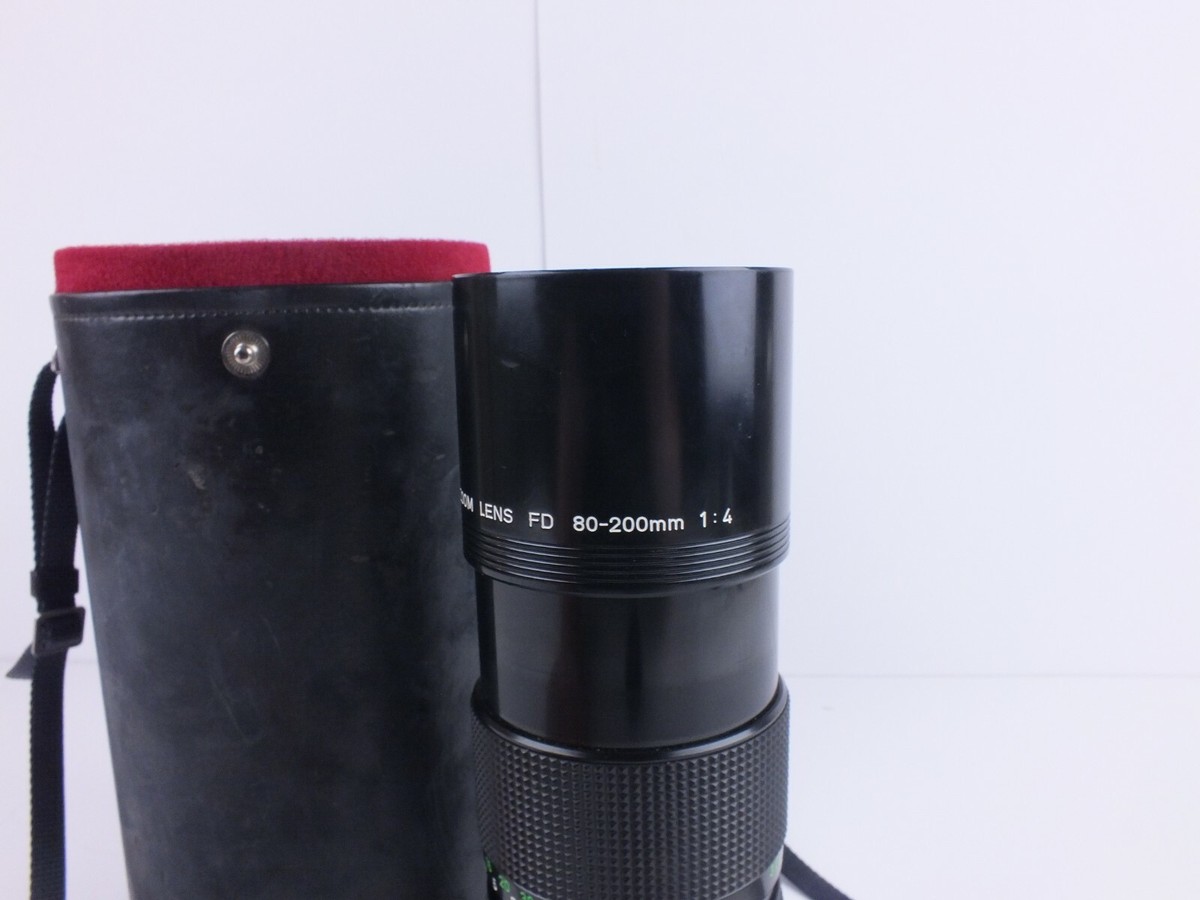 Near MINT Canon FD 80-200mm 1:4 FD Mount Zoom Lens Japan | eBay