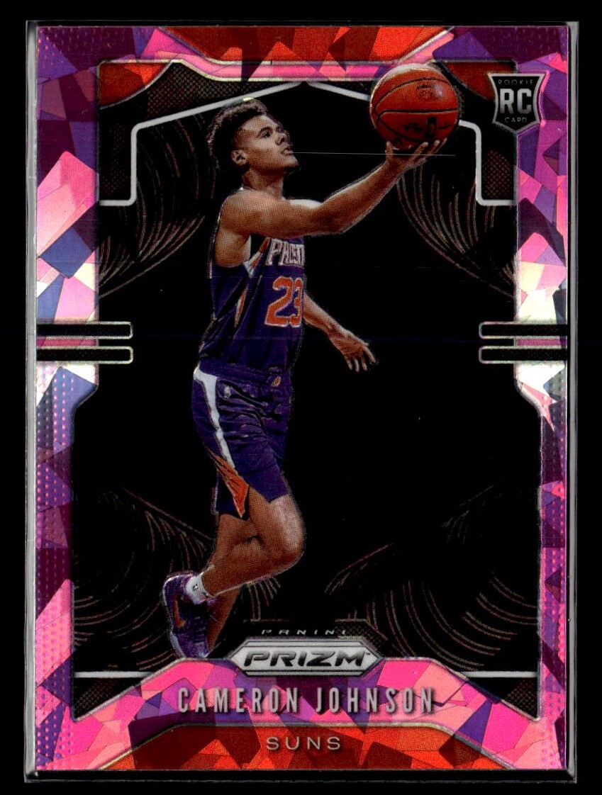 2019-20 Panini Prizm Prizms Pink Ice #257 Cameron Johnson