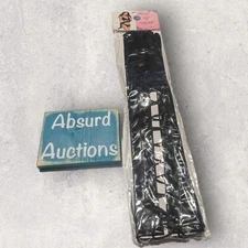 Seven til Midnight Black Pleather/Wet look Elbow Length Gloves