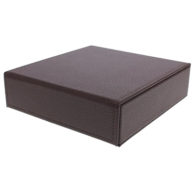 Brillen Organizer Brillenetui Ole Kunstleder für 3 Brillen Brillenbox Etui Braun - Bild 1 von 4