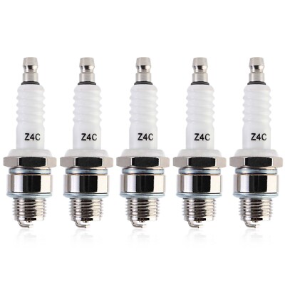 5pc Spark Plug Z4C 49cc 66cc 70cc 80cc 2-Stroke Engine Motorized Bicycle  Scooter