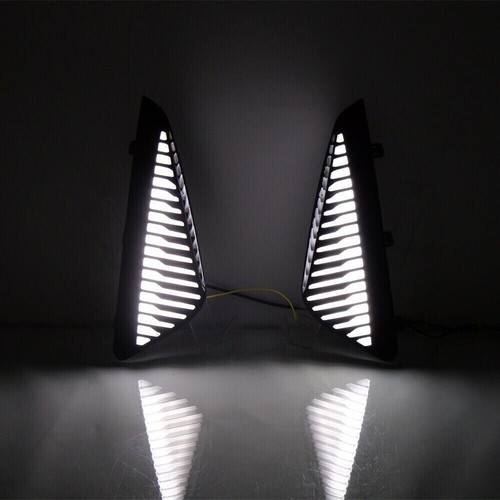 LED Daytime Running Light Turn Indicator Fog Lamp Bumper For Nissan Sentra 23-24 - Picture 8 of 17