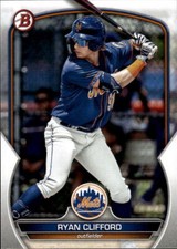 2023 Bowman Draft Ryan Clifford #BD-142 New York Mets