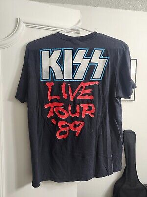 KISS Vintage Smashes Live Tour 1989 Original Concert Shirt KISS Vintage Smashes Live Tour 1989 Original Concert Shirt