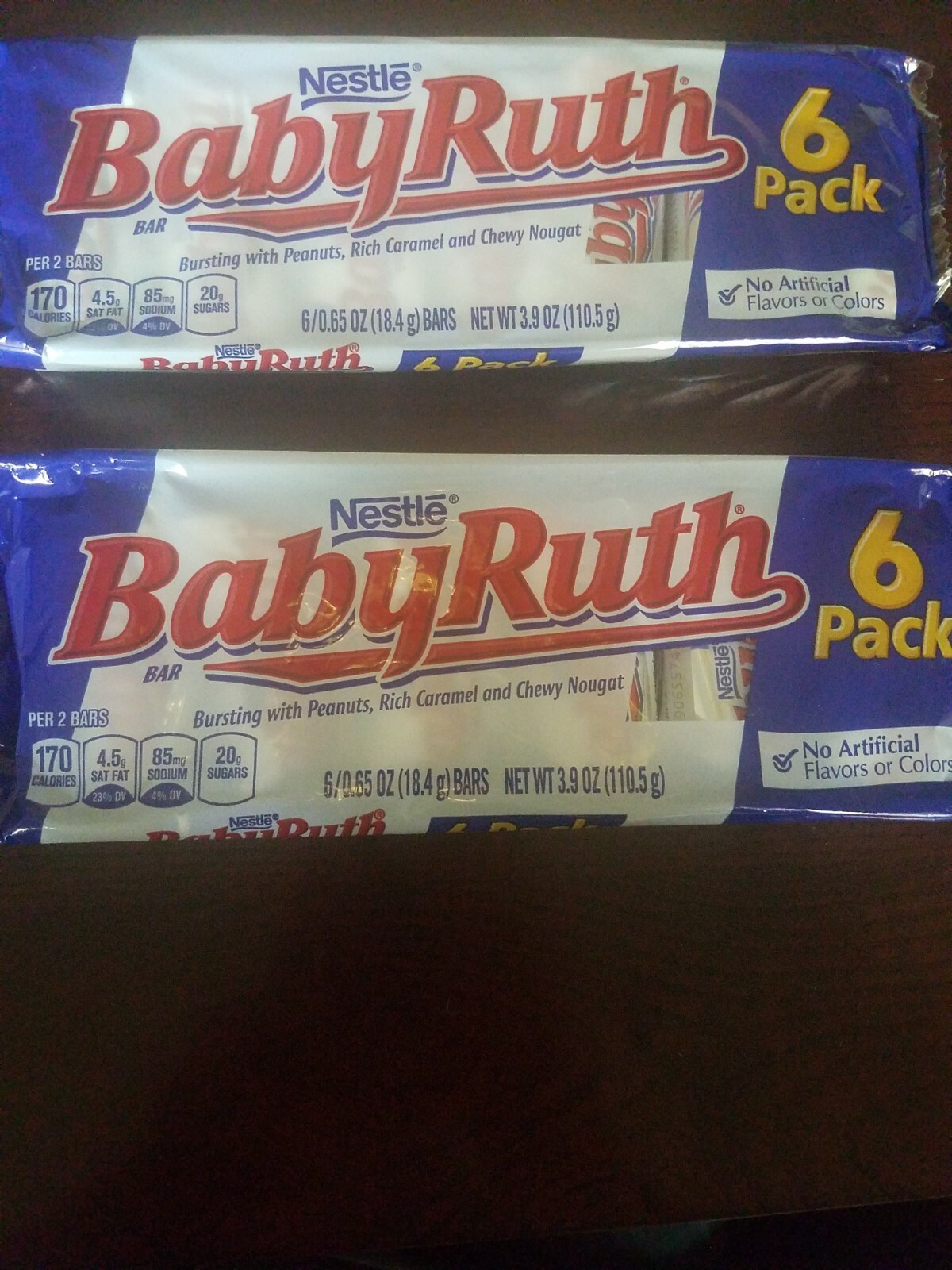 Nestle BabyRuth 6 Pack Fun Size Set Of 2 | eBay