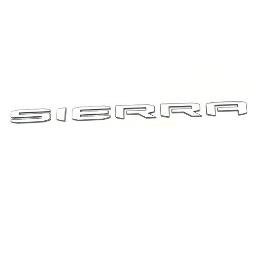19-24 GMC Sierra Denali Tailgate Emblem Pickup Badge Nameplate Chrome L 11 3/4" - 第 3/3 張圖片