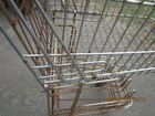 Vintage Metal Grocery Shopping Cart / 39"Hx26"Lx18"W/ Wheels move FREELY/LOOKER! — photo 7
