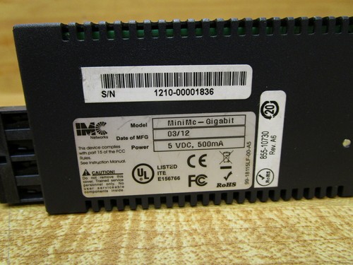 IMC Networks 855-10730 Converter MiniMc-Gigabit - 第 2/4 張圖片
