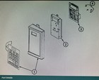 Touch Pad, Control Panel, Maytag Microwave CMV 1000BAW, 56001318 & 1332, used — photo 2