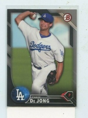 CHASE DE JONG 2016 Bowman Draft Top Prospects Silver Border /499 #BD-174