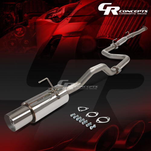 4.5" MUFFLER TIP CATBACK RACING EXHAUST SYSTEM FOR 92-00 HONDA CIVIC 2DR/4DR