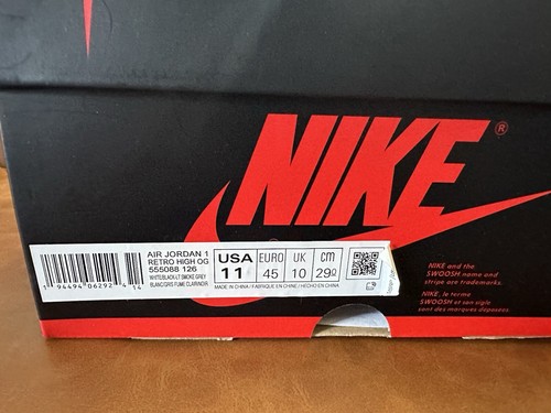 Jordan 1 Retro High OG Smoke Gray 2020 Size 11 - 555088-126 - Picture 4 of 7