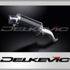 KAWASAKI Z750S Z750 2007-2012 225mm OVAL CARBON SILENCER EXHAUST KIT