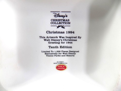 Disney 1994 Mickey Happy Holidays Table Top Decoration - Picture 6 of 9
