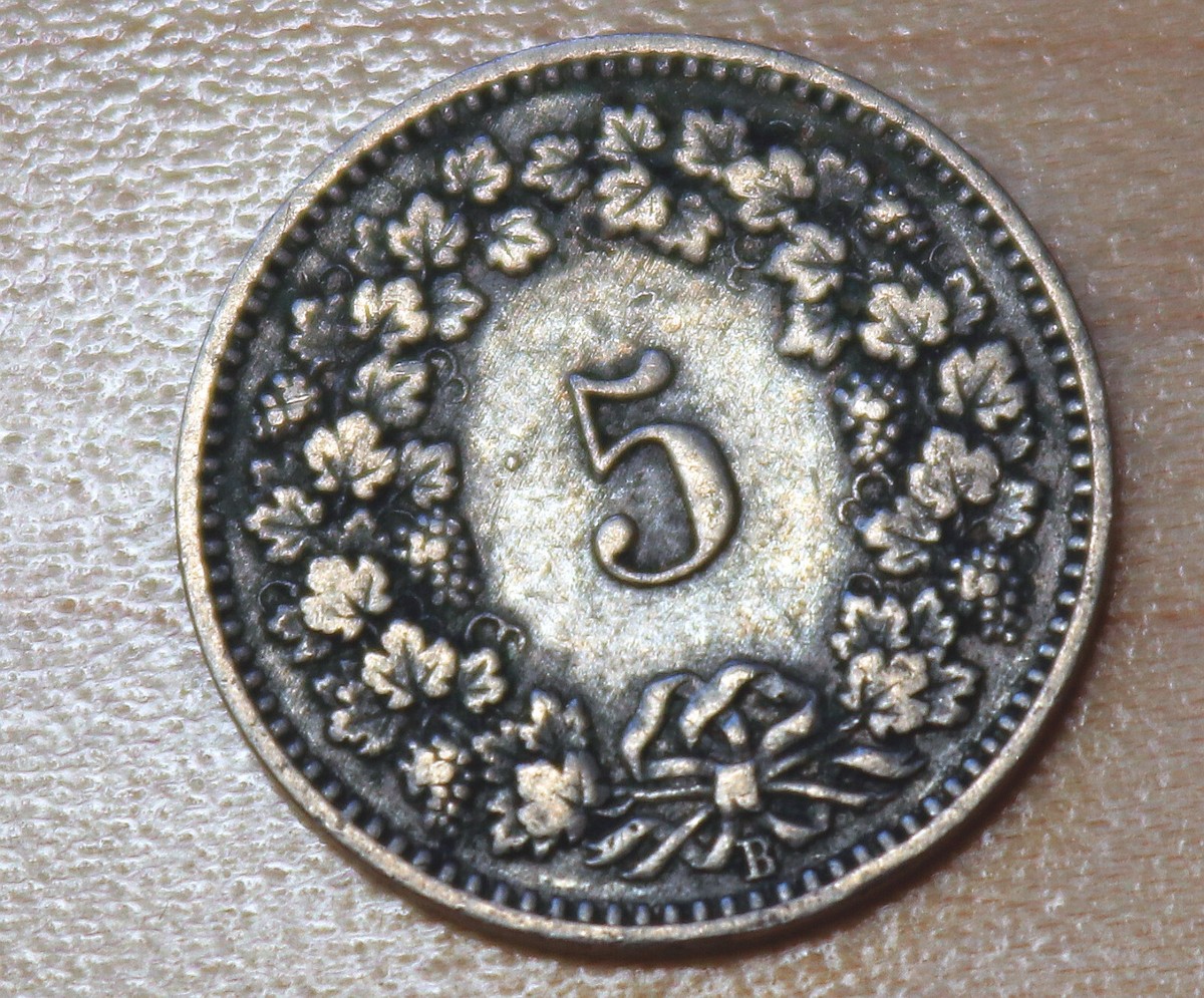 1907 Switzerland 5 Rappen | eBay