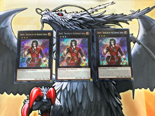 Yugioh Dante, Traveler of the Burning Abyss BLMR (x3) - Picture 1 of 1