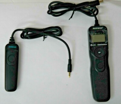 NEEWER MC-36B Timer Shutter Wired Remote Control for DSLR Camera Time Lapse
