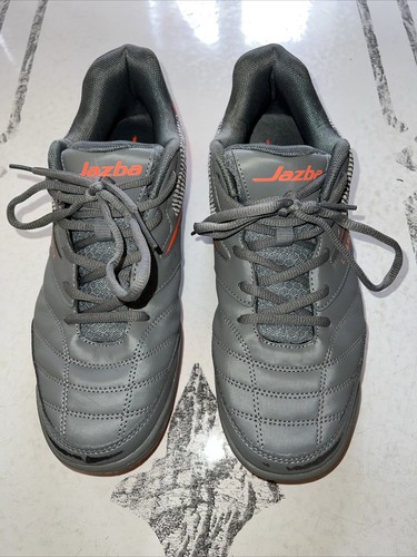 JAZBA Court Sneakers Lizardo 1X SIZE 10 US Gray / Orange - Picture 2 of 11