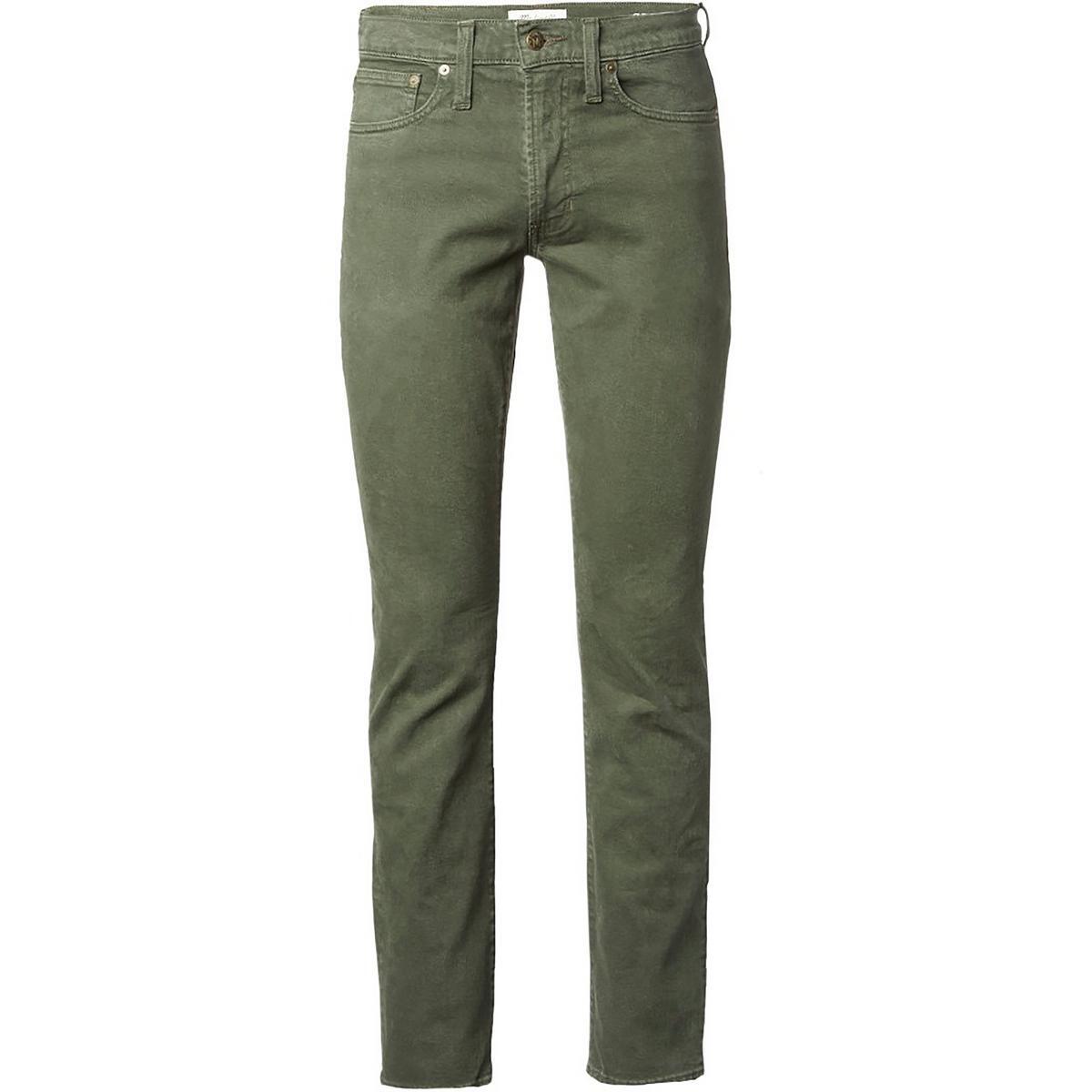 Pantalones de mezclilla ajustados de pierna recta Madewell para hombre de altura media BHFO 6007