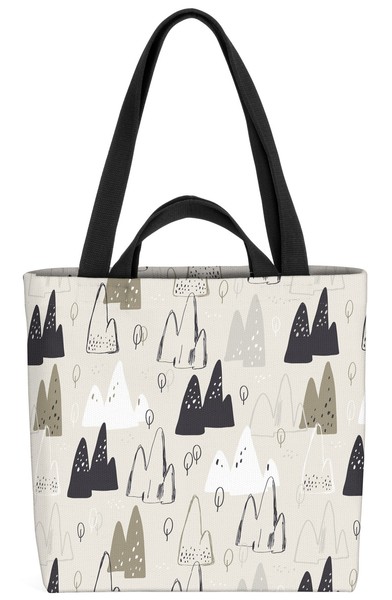 Skandinavische Berge Tasche Berge Wandern Skandinavien Design Wohnzimmer BäUme-image