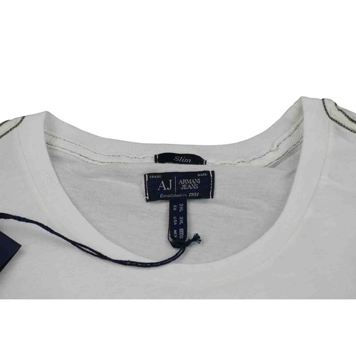 Armani Jeans Mens White H/s Tshirt - Sz s, XXL & XXXL BNWT 100% Genuine - Bild 4 von 5