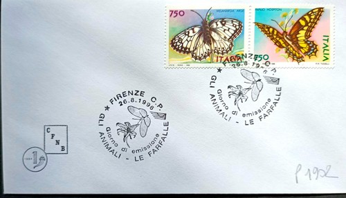 1996 FDC ITALIEN REPUBLIK DIE TIERE DIE SCHMETTERLINGE (P1902)