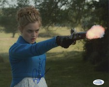 Bella Heathcote Pride Prejudice Zombies Autographed Signed 8x10 Photo ACOA