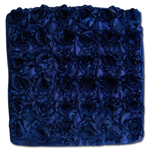 Soft 3D Satin Silk Raised 18"x18" Colourful Rose Design Cushion Covers/Cases - Picture 41 of 60