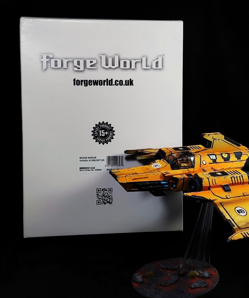 Imperial Fists Xiphon Pattern Interceptor painted Warhammer 40k