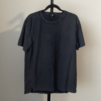 7 for All Mankind Black Tunic T-shirt Size Large