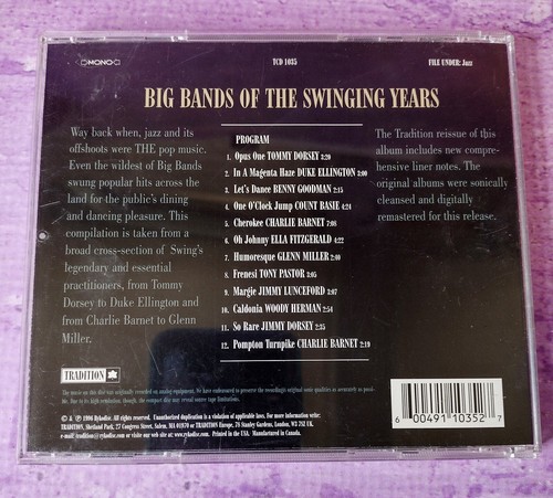 Big Band Swing CDs LOT OF 4 Glenn Miller Count Basie Goodman Dorsey Shaw Hampton - Picture 8 of 9