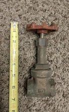 NOS Milwaukee Valve 3/4" Brass Gate Valve Threaded 125-SWP 200 WOG 