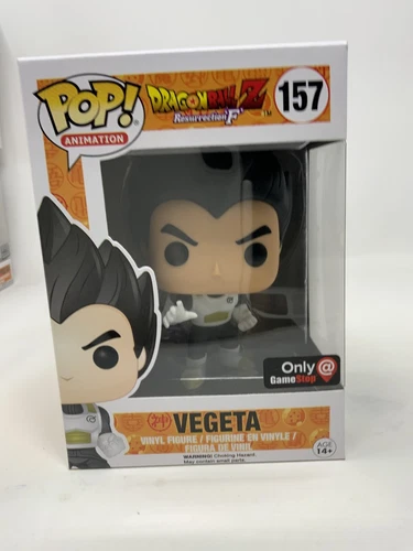 Funko Pop Vegeta Black Hair Dragonball Z Resurrection F Gamestop Exclusive #157