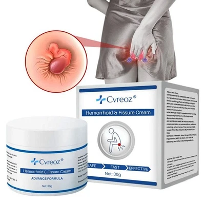 Cvreoz Hemorrhoid & Fissure cream,Hemorrhoid Treatment & Hemorrhoid Cream 30g