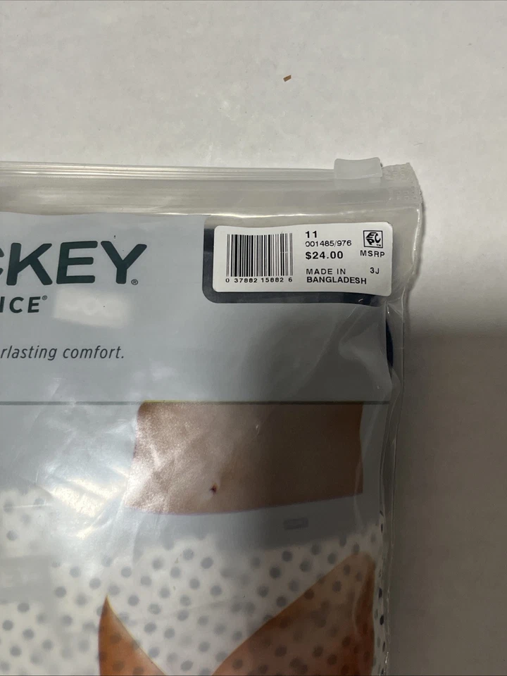 Nuevo tamaño 11/4XL Jockey Elance paquete de 3 Corte francés 100 % algodón lunares/azul Foto 3 de 3