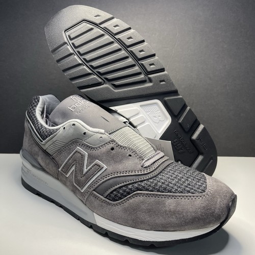 New Balance 997 Made In The USA Grey Gray Sneakers M997PAK Men’s Size 10 - Picture 1 of 12
