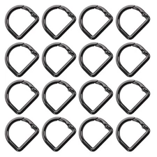 20 Pcs Spring Shoulder Strap Buckle Small Clip Metal Replacement