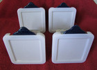 Temptations, Old World,  Confetti Individual,  4 Dark Blue ramekins with covers, — photo 2