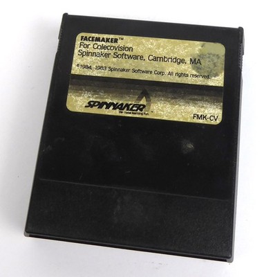 CBS Colecovision Spiel -- FACEMAKER (Spinnaker) -- (no Atari)
